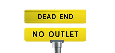 Dead End / No outlet Street Signs